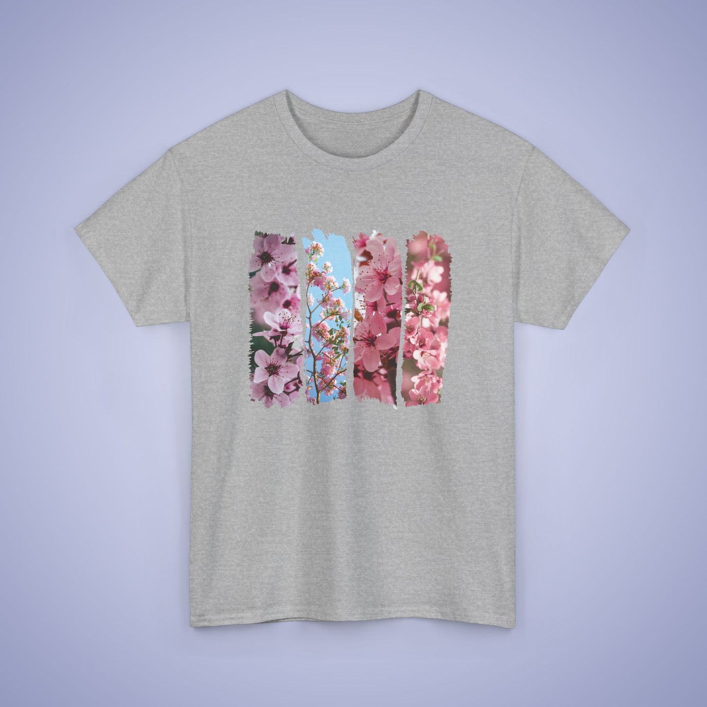 Cherry Blossom Lover Spring Brush Stroke Photographic Unisex Oversized T Shirt