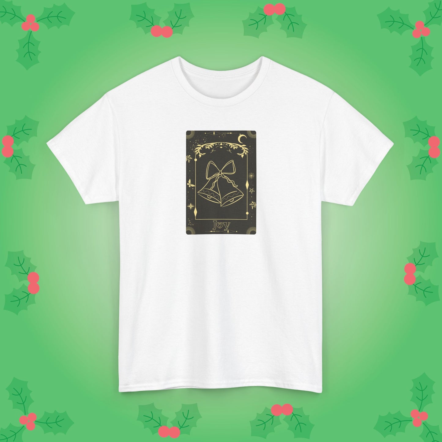 Christmas Bells Joy Tarot Card Lover Unisex T Shirt