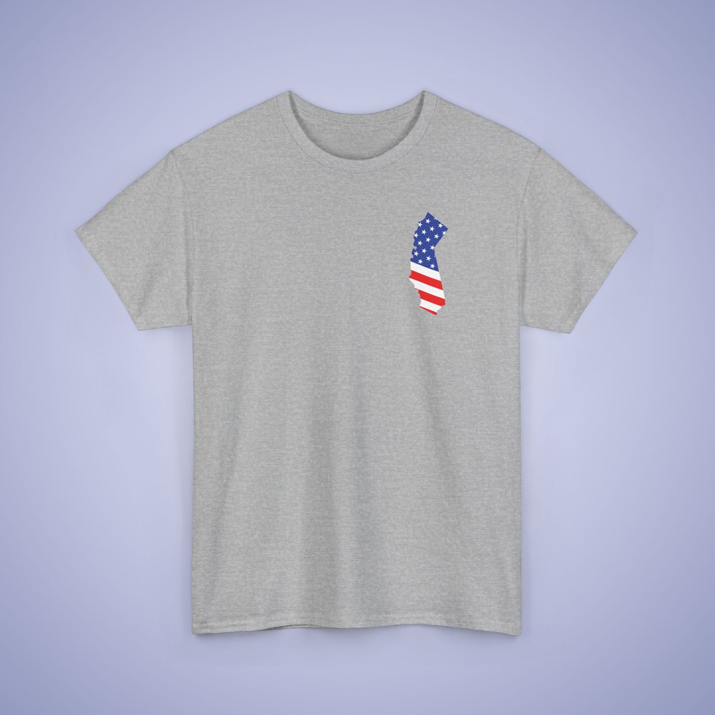 California Map Pocket Art Proud American Unisex T Shirt