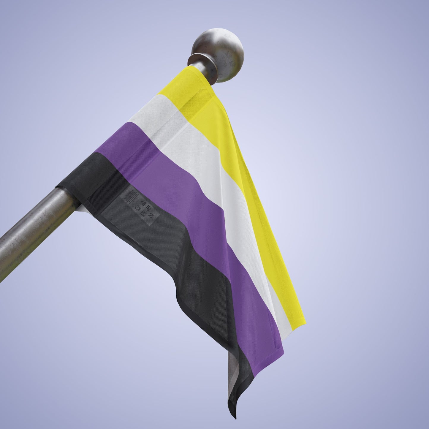 Nonbinary Pride Month Flag Banner Small Medium & Large