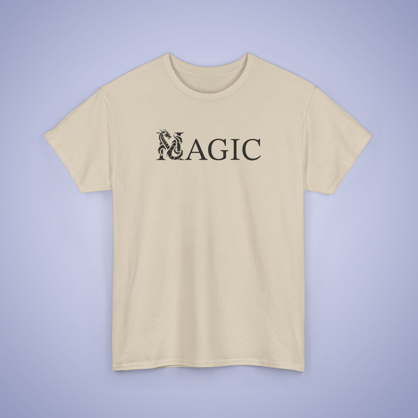 Magic Word Art Text Dragon Lover Unisex T Shirt