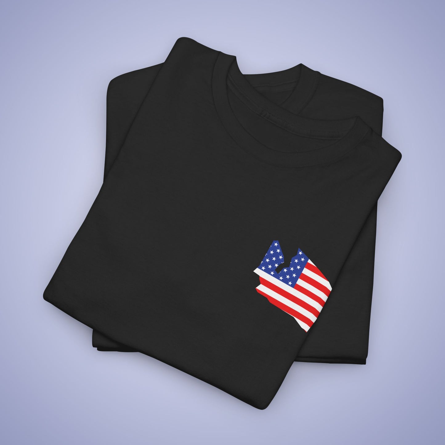 Washington Map Pocket Art Proud American Unisex T Shirt
