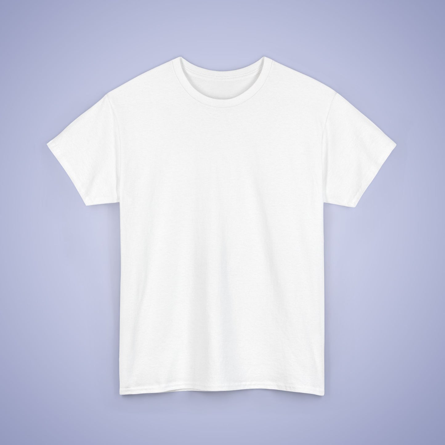 Blank White Unisex Heavy Cotton T Shirt