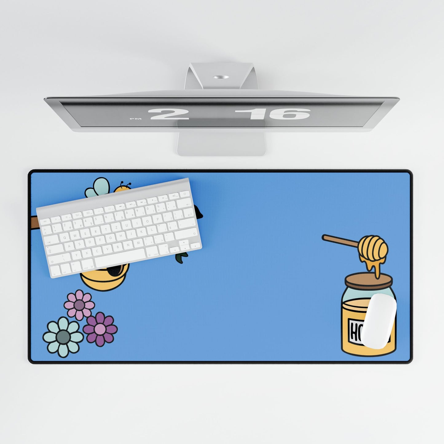 Sweet As Honey Desk Mat Bee Lover Gift Office Pad Medium & Large