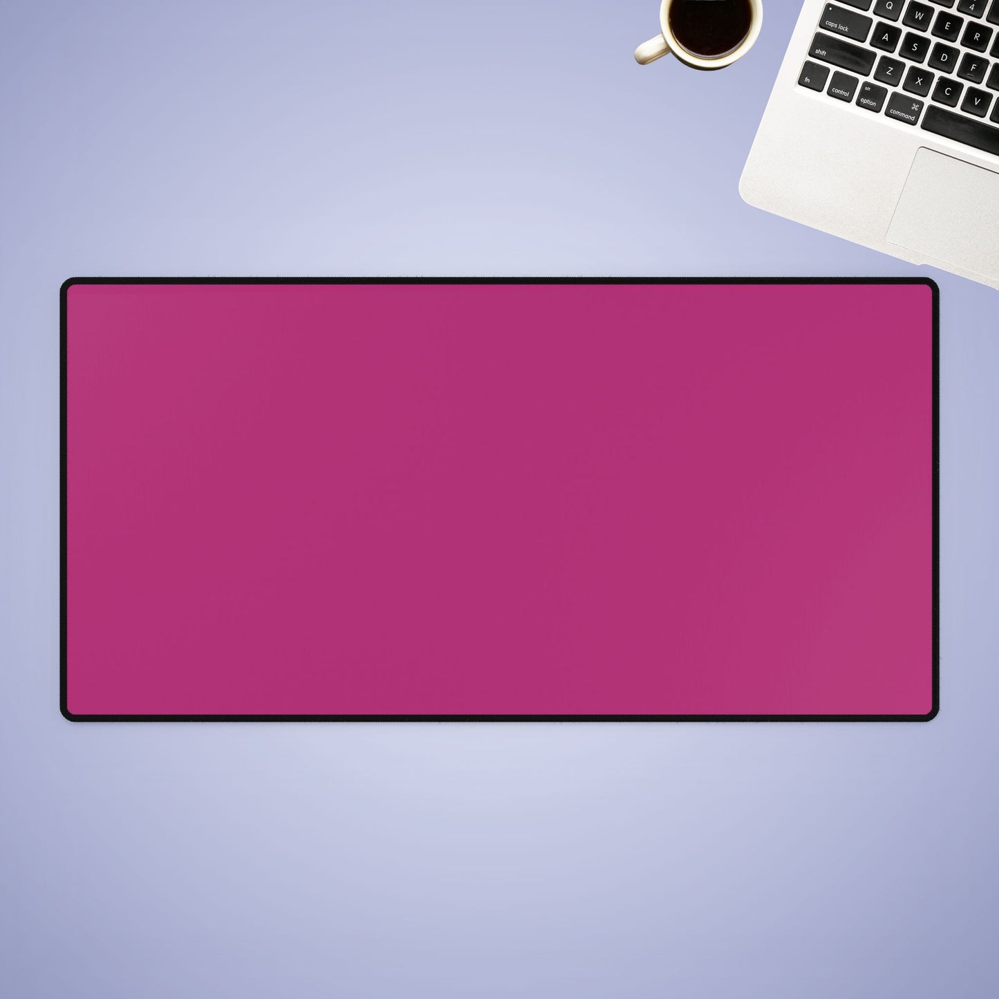 Hot Pink Desk Mat Minimalist Office Teacher Decor Gift Nedium & Large