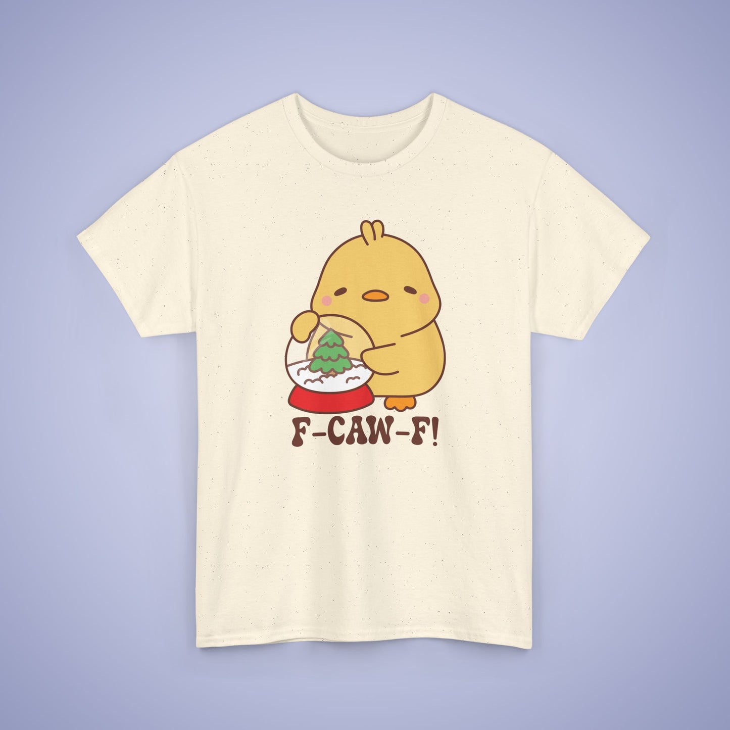 Christmas Snowglobe F CAW F Cute Funny Chick Unisex Chicken T Shirt