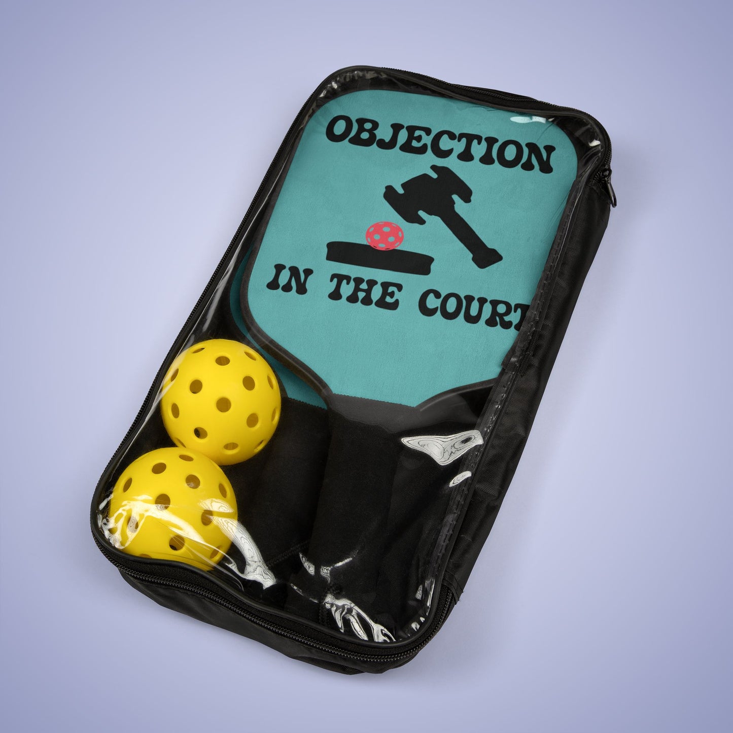 Objection in the Court Pickleball Paddle Set Lawyer Judge Gift