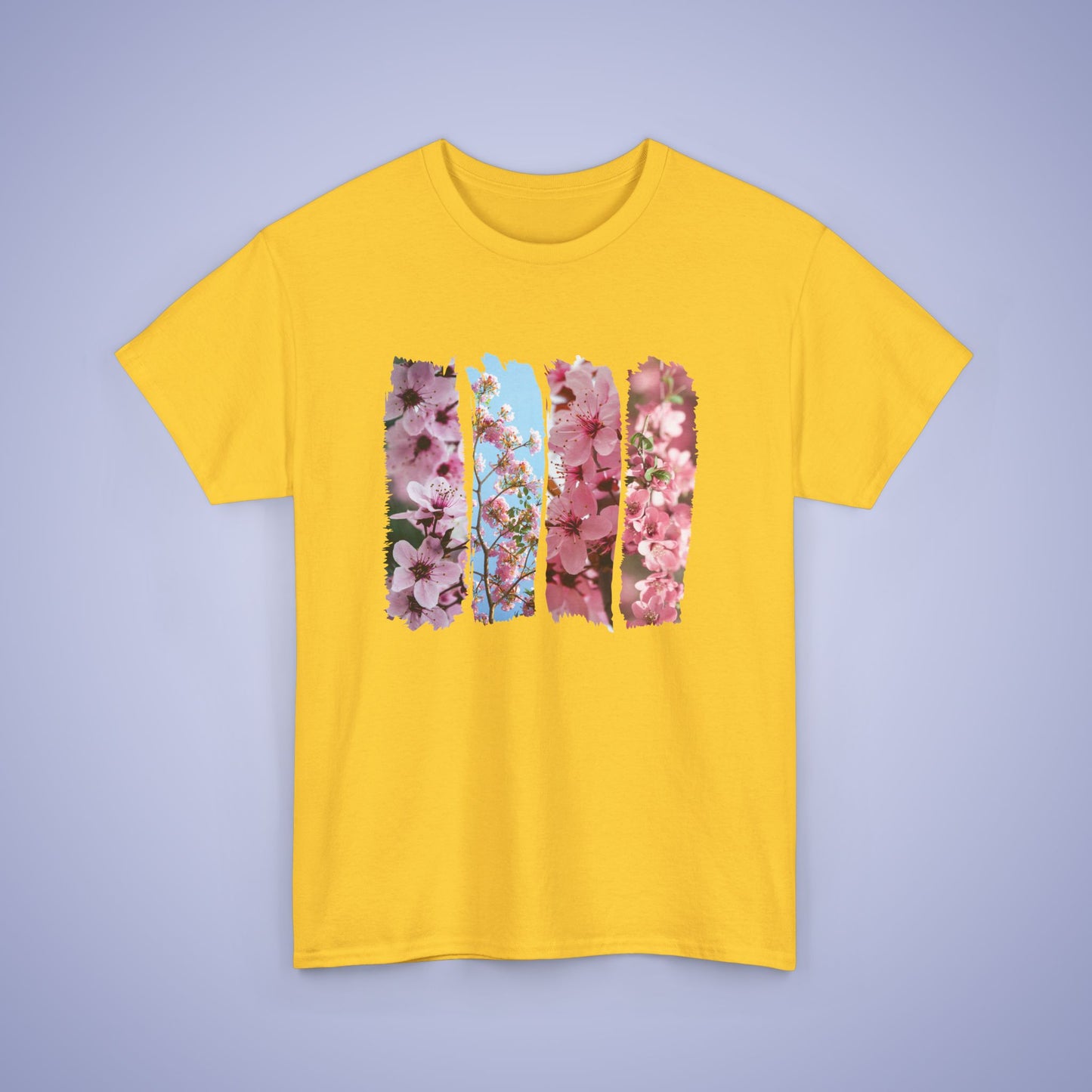 Cherry Blossom Lover Spring Brush Stroke Photographic Unisex Oversized T Shirt
