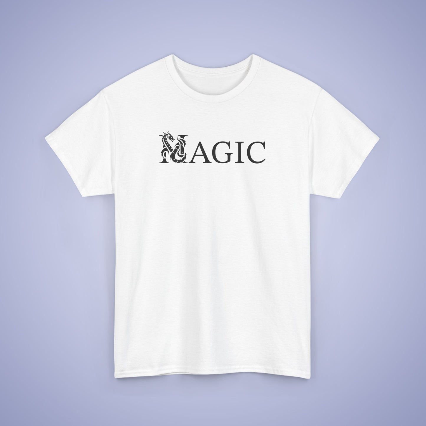 Magic Word Art Text Dragon Lover Unisex T Shirt