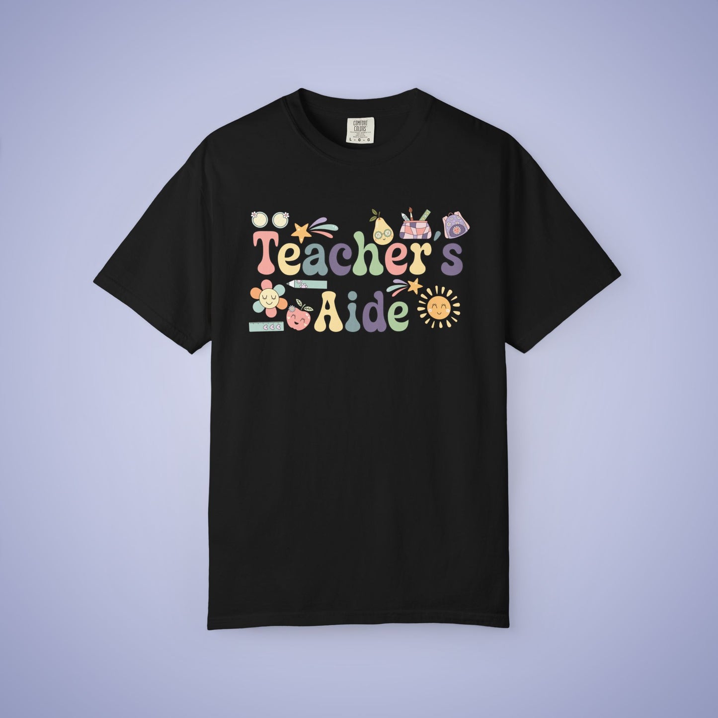 Teachers Aid Teacher T Shirt Retro Comfort Colors Unisex Back to School