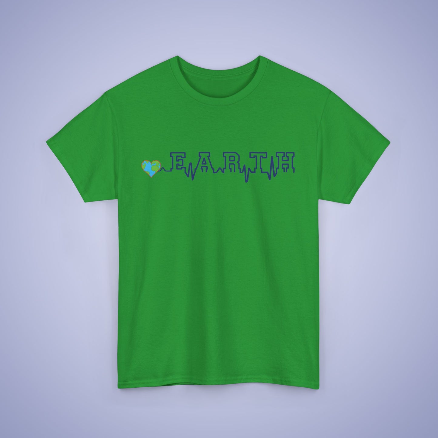 Heartbeat Earth Day Unisex Oversized T Shirt