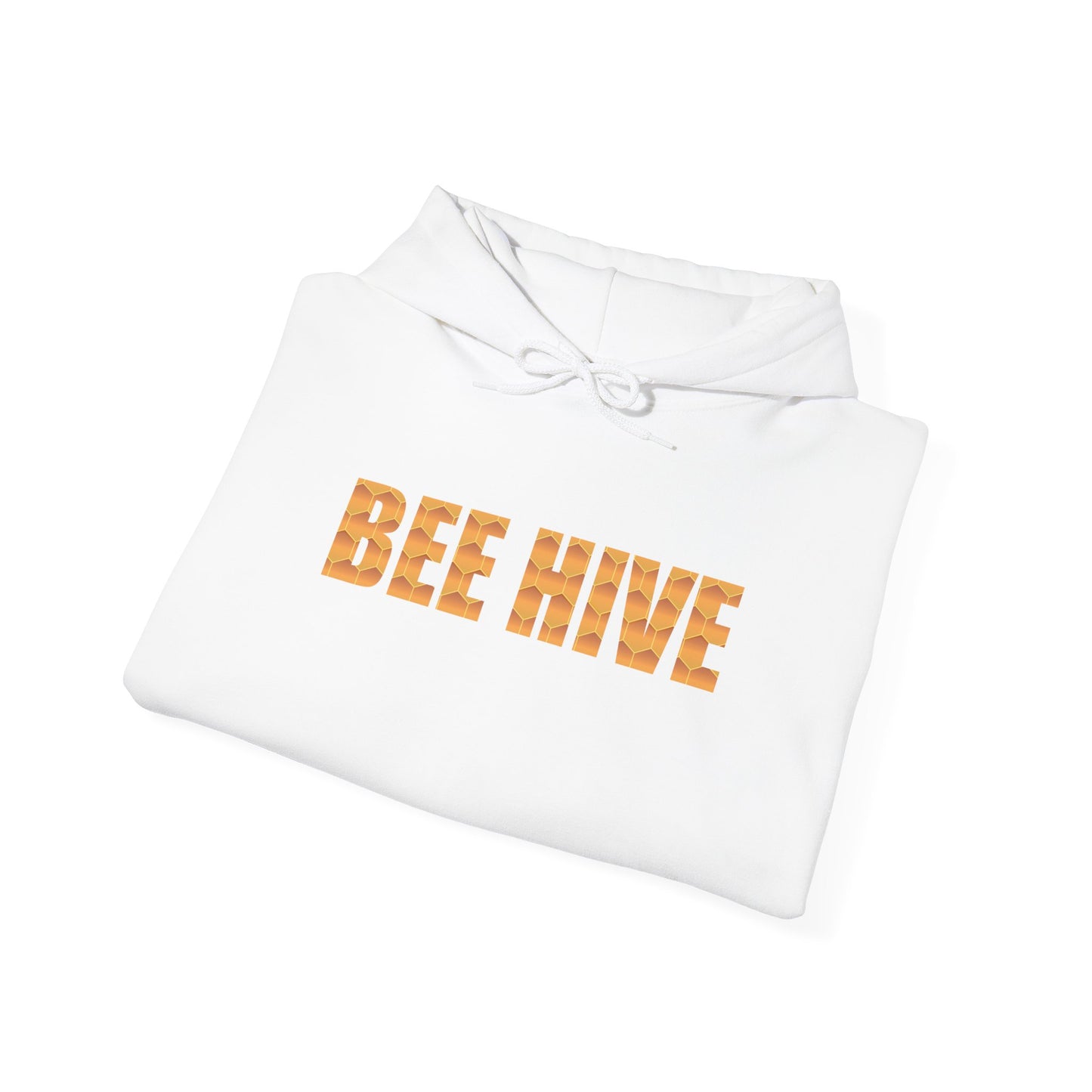 Bee Hive Sweet As Honey Honeycomb Word Art Design Hoodie Sweatshirt