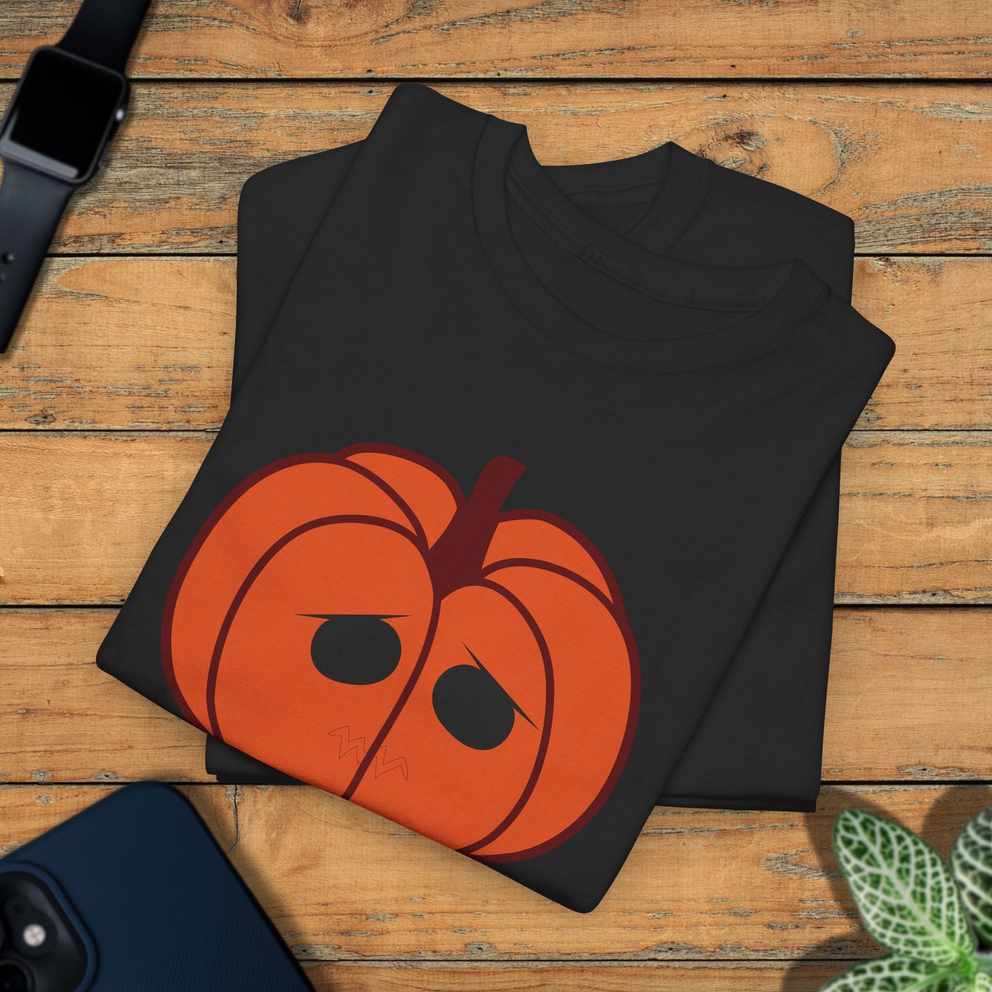 Jackolantern Sad Face Halloween Pumpkin Unisex T Shirt