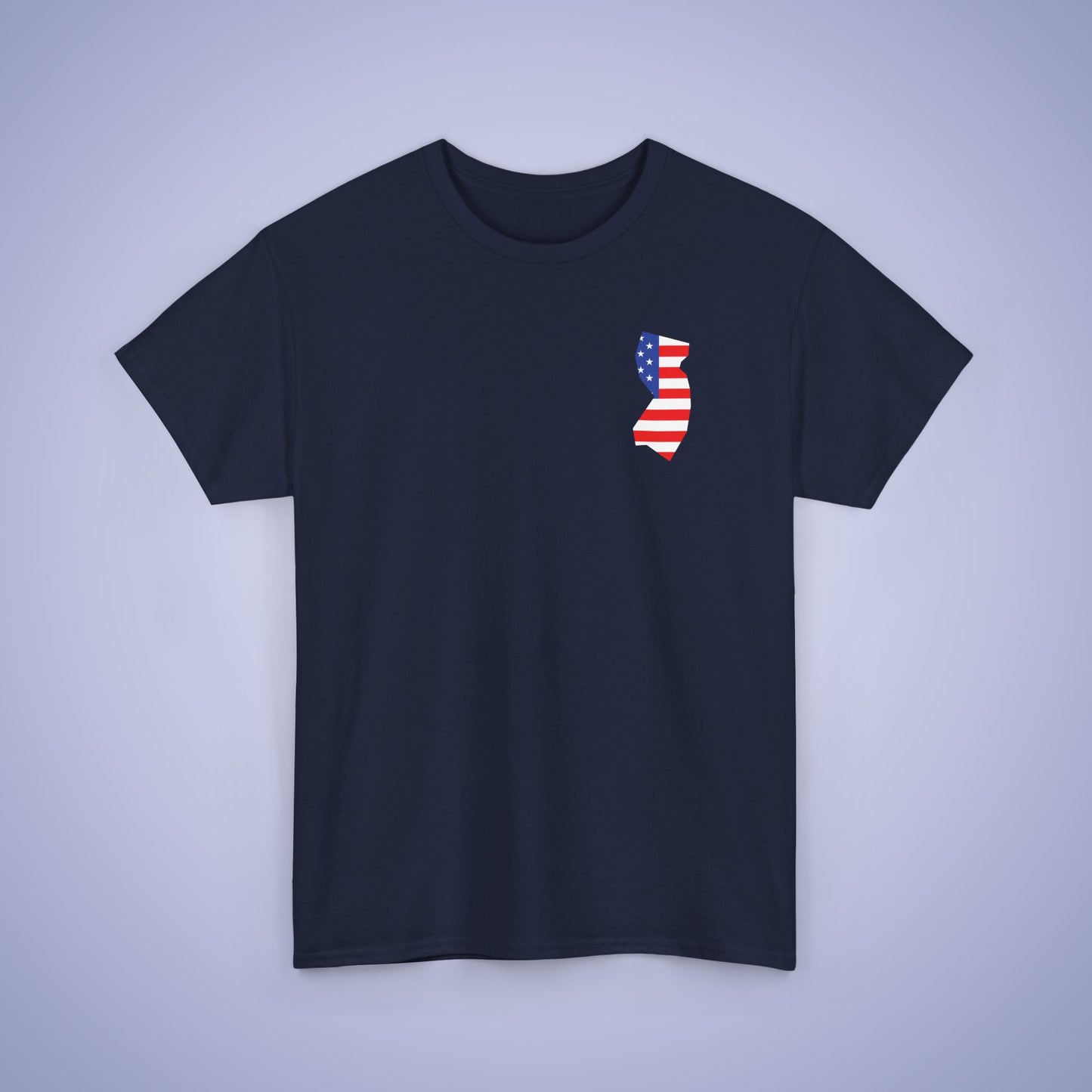 New Jersey Map Pocket Art Proud American Unisex T Shirt