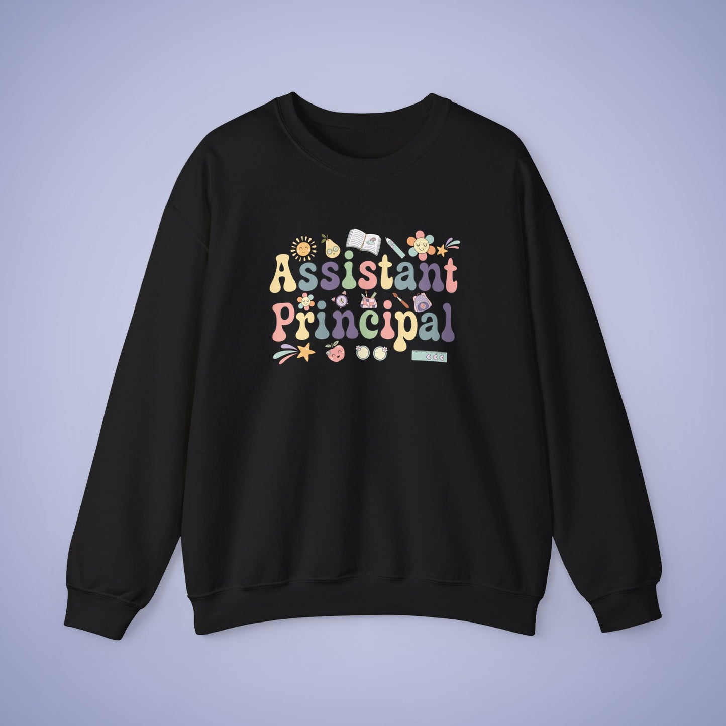 Assistant Principal Teacher Crewneck Sweatshirt Retro Unisex Back to School