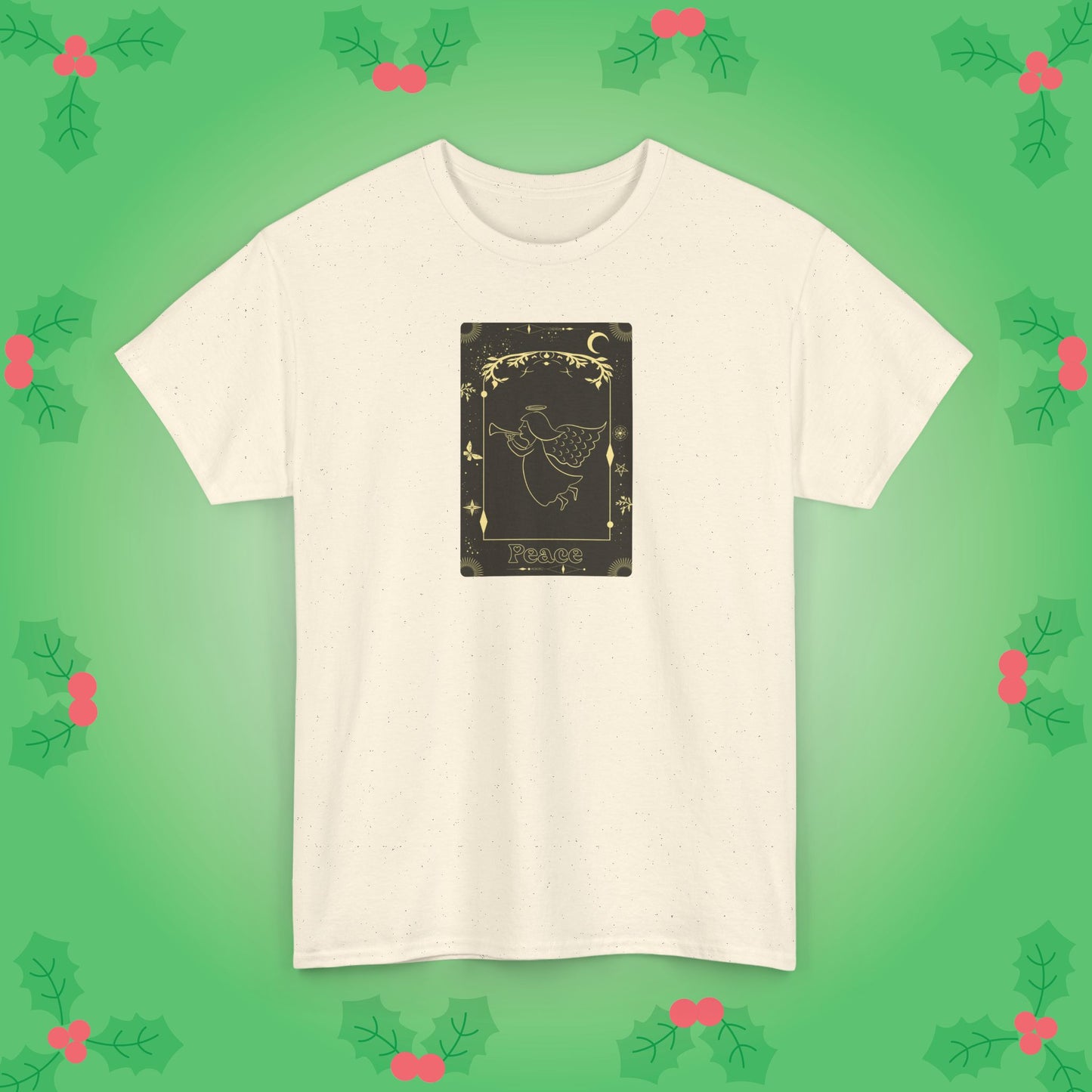 Christmas Angel Peace Tarot Card Lover Unisex T Shirt