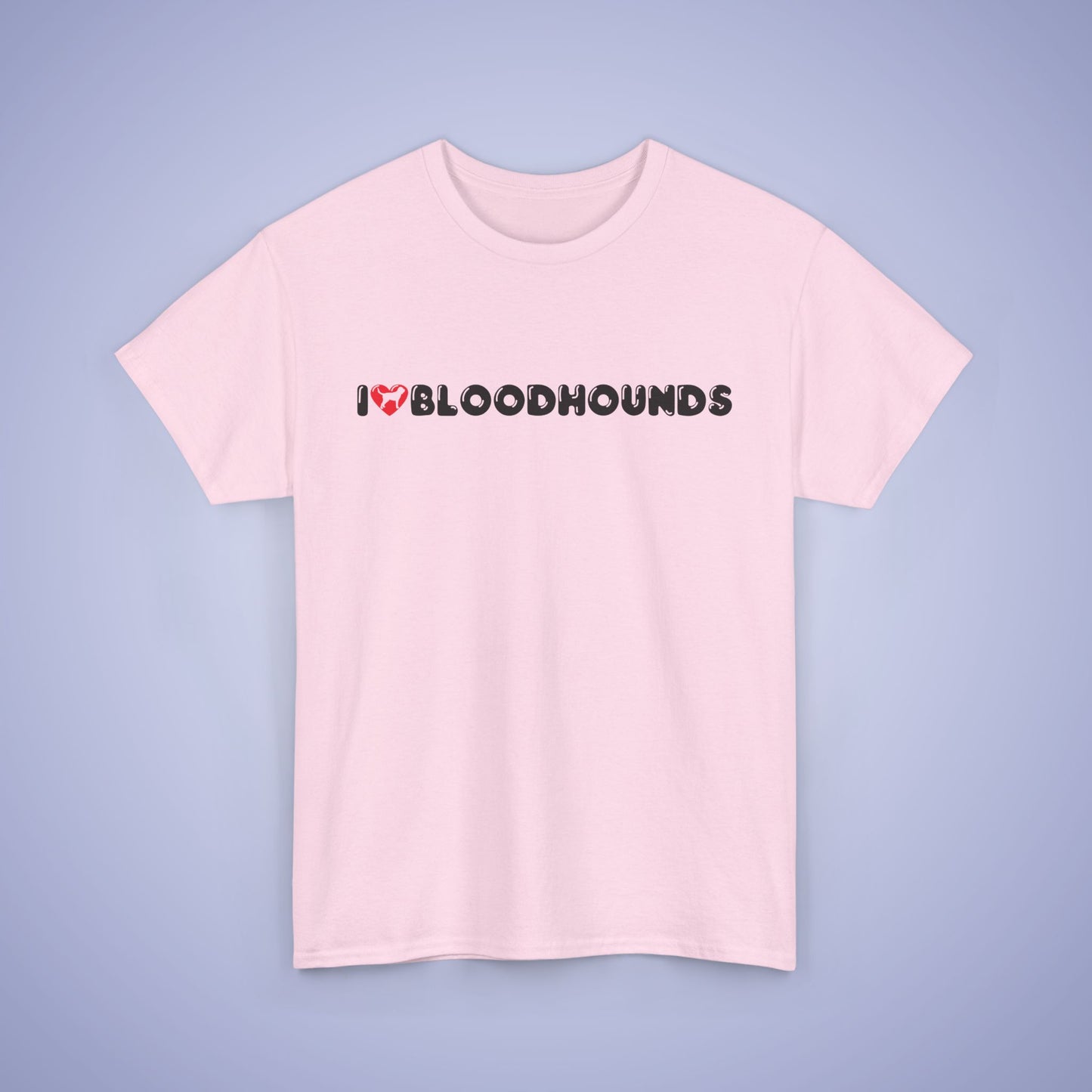 I Heart Bloodhounds Unisex T Shirt