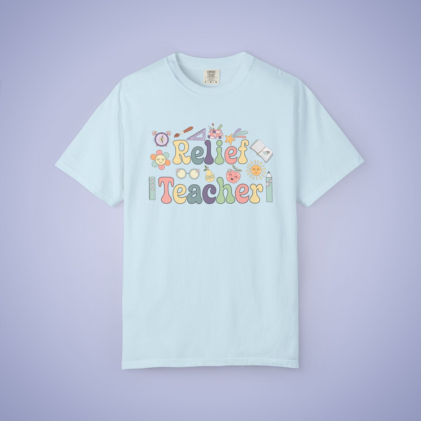 Relief Teacher T Shirt Retro Comfort Colors Unisex Back to School