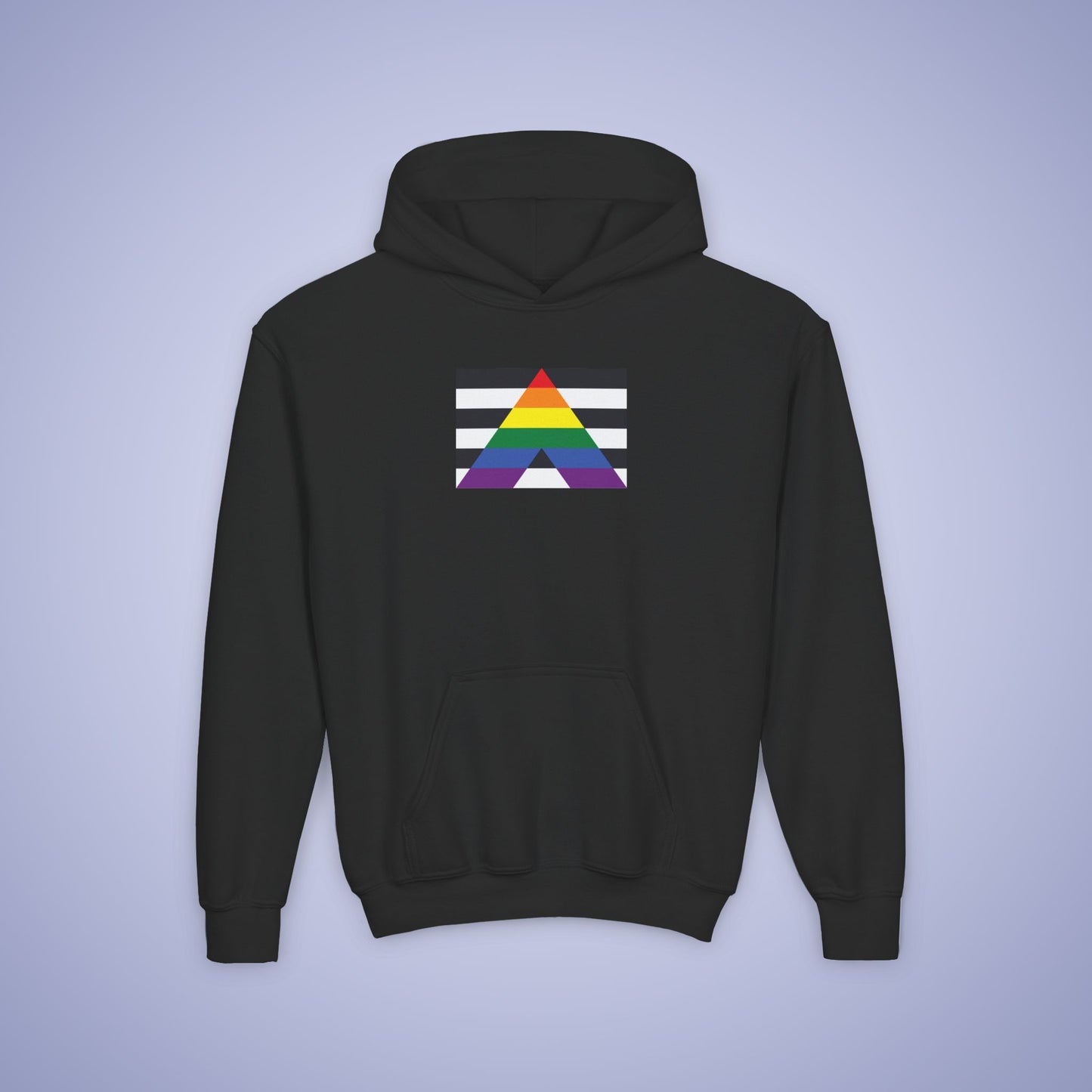 Straight Ally Pride Kids Cotton Hoodie LGBTQ Pride Month