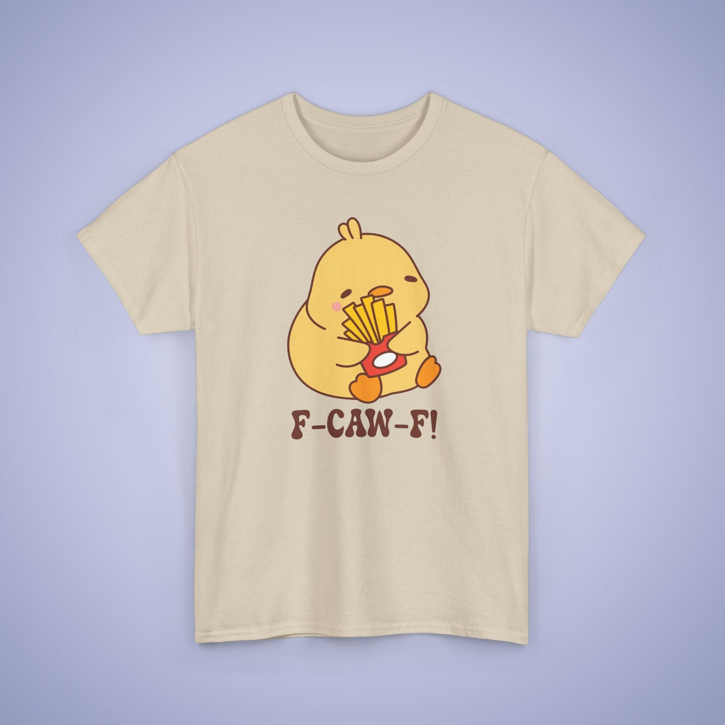 Chip Lover F CAW F Cute Funny Chick Unisex Chicken T Shirt