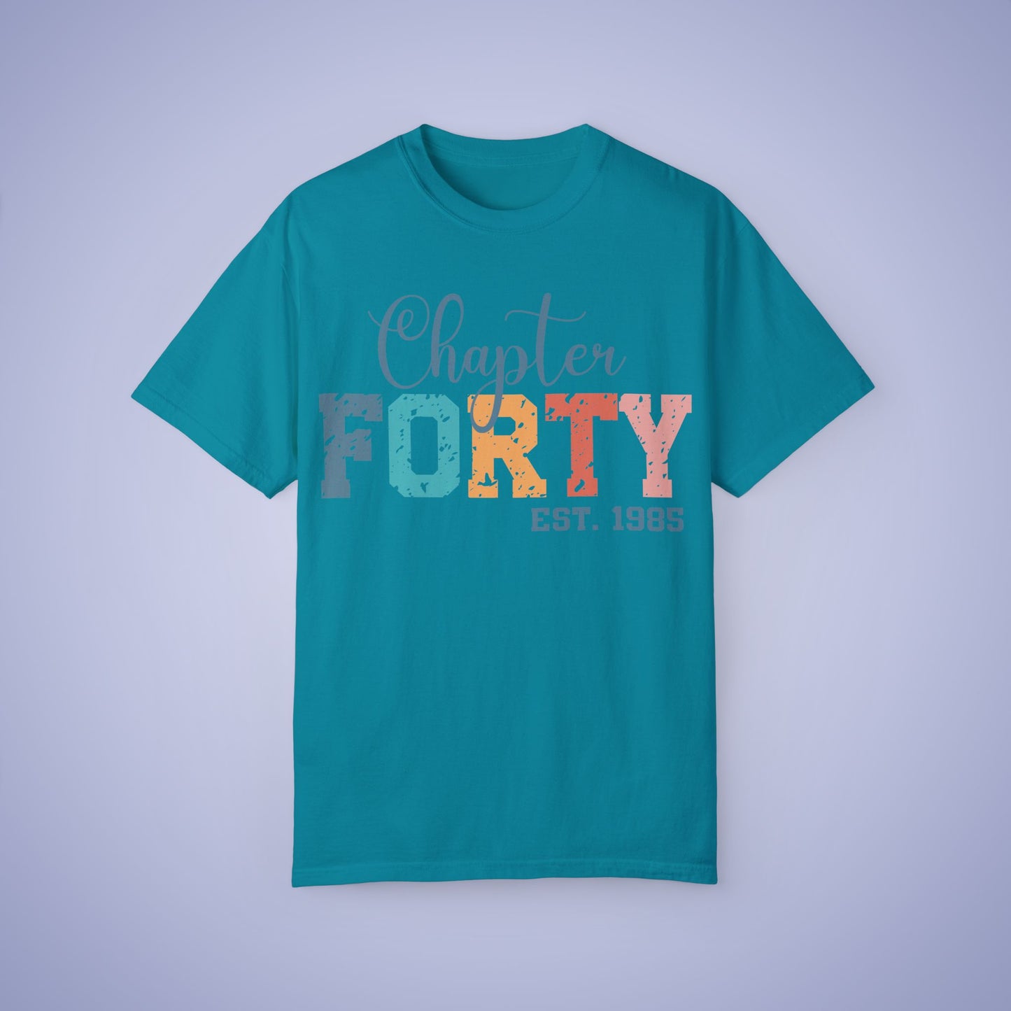 Chapter Forty Unisex Comfort T Shirt 40th Birthday