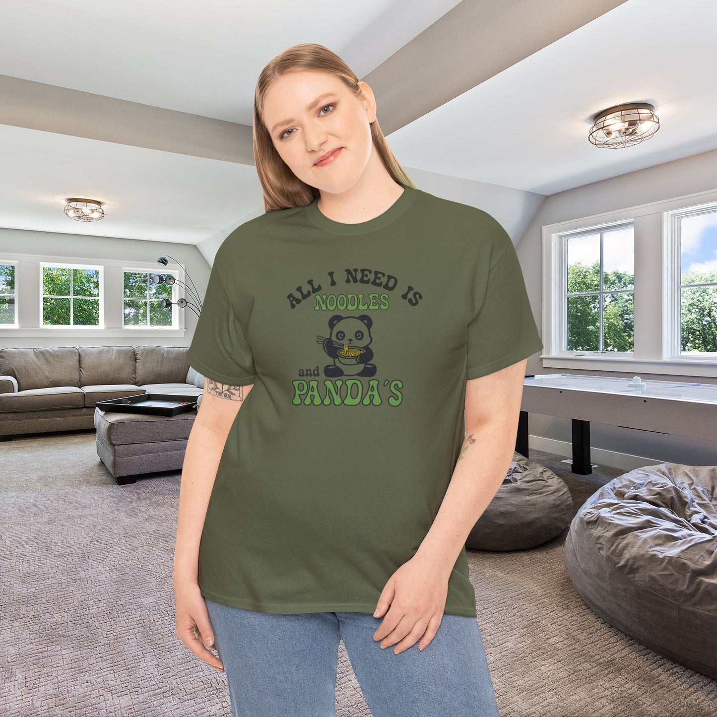 All I Need is Noodles and Panda's National Panda Day Unisex T Shirt