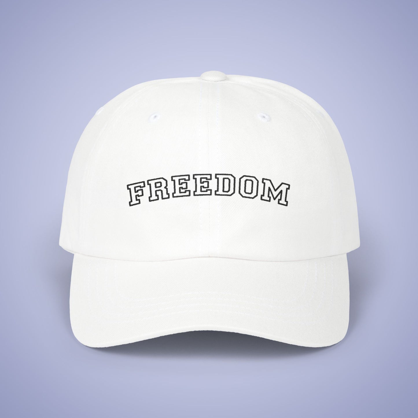 Freedom Juneteenth Embroidered Classic Dad Cap Unisex Black Embroidery
