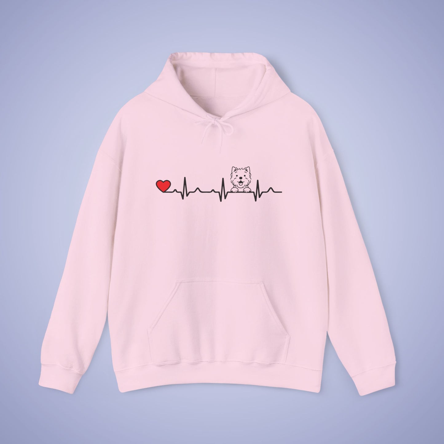 Dog Vet Hooded Sweatshirt Veterinarian Gift Double Sided Paw Prints
