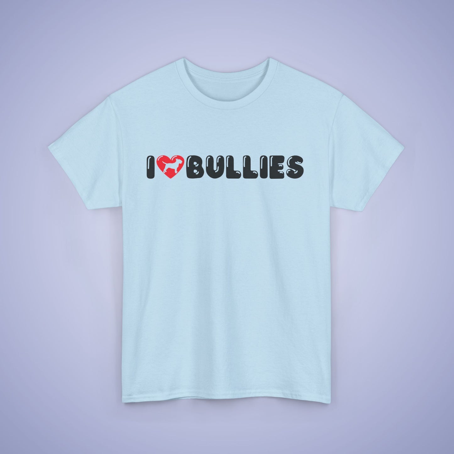 I Heart Bulldogs Unisex T Shirt