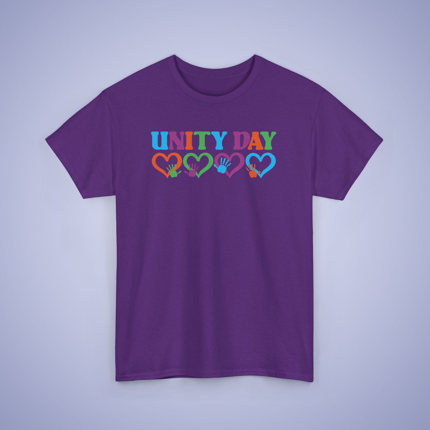 Hearts and Hands Unity Day Teachers T Shirt Unisex