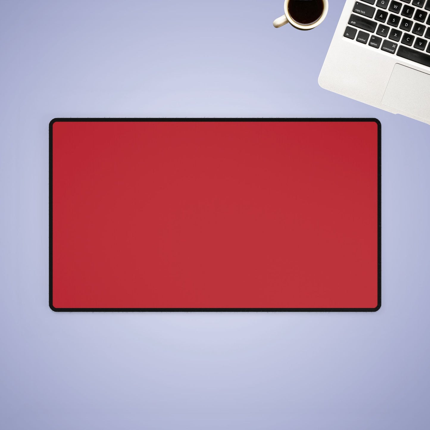 Dark Red Desk Mat Minimalist Office Teacher Decor Gift Medium & Large