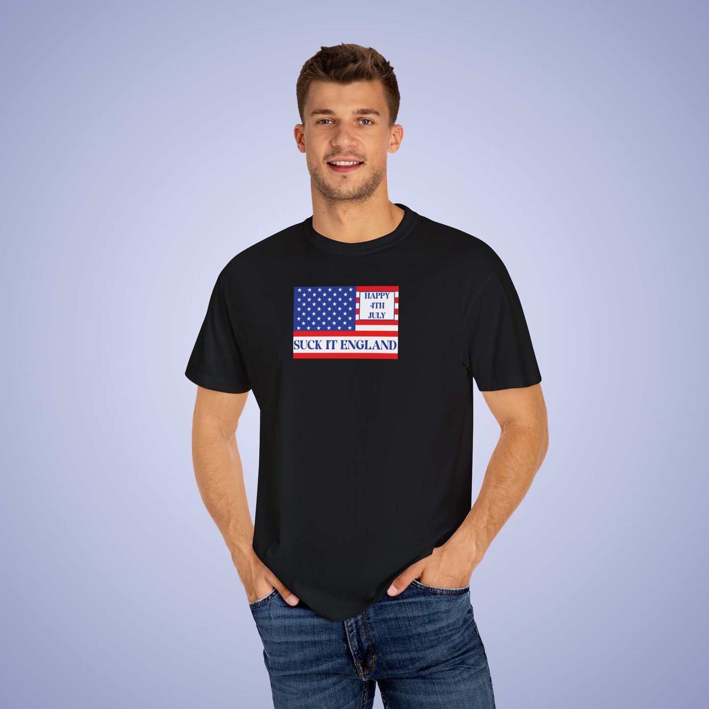 Happy 4th of July Suck it England July 4th Comfort Colors Funny T Shirt Unisex
