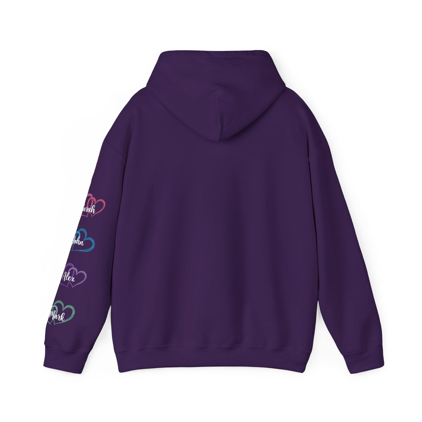 This Mother Wears her Heart on her Sleeve Unisex Hoodie Personalized