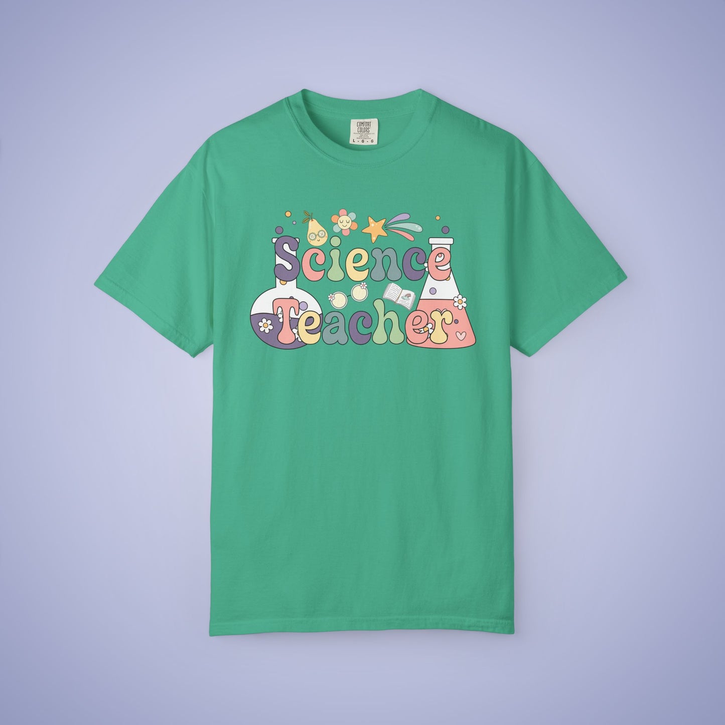 Science Teacher T Shirt Retro Comfort Colors Unisex Back to School
