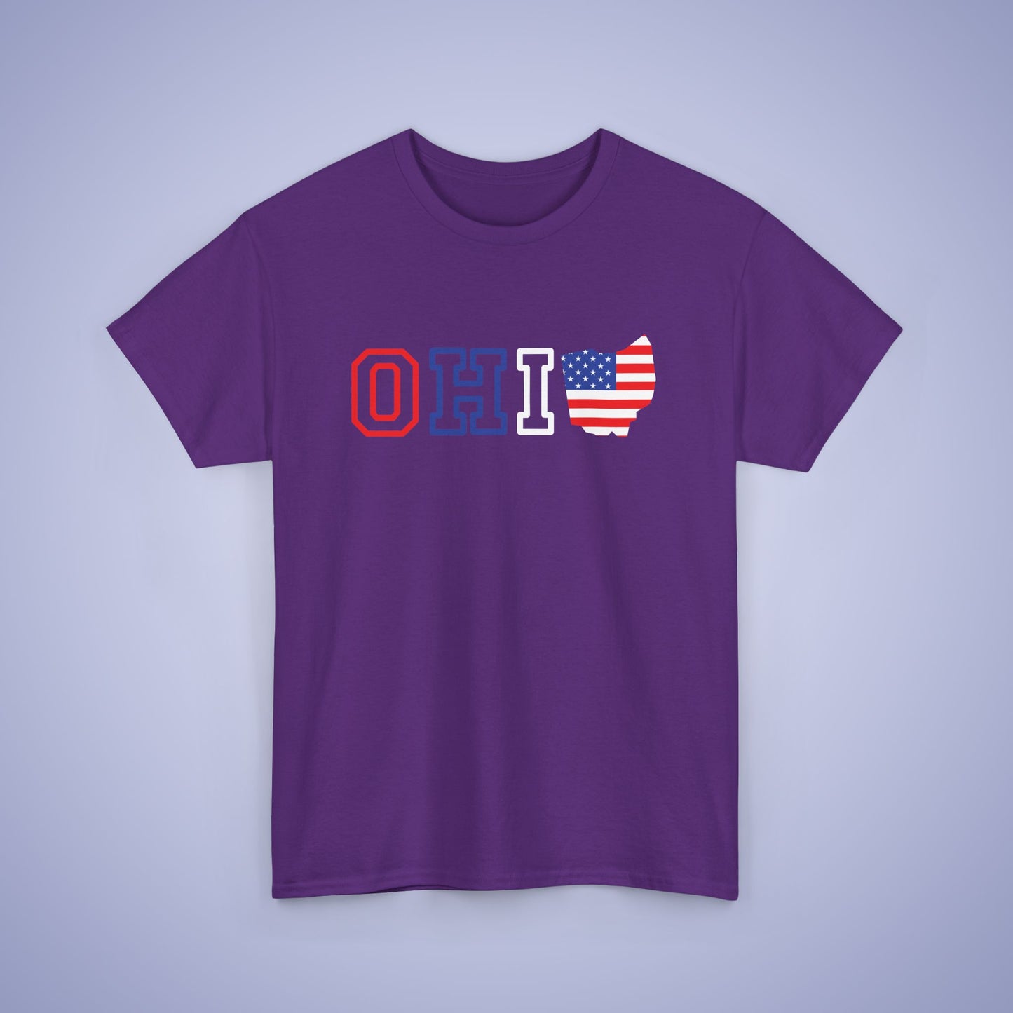 Ohio Map Text Art Proud American Unisex T Shirt