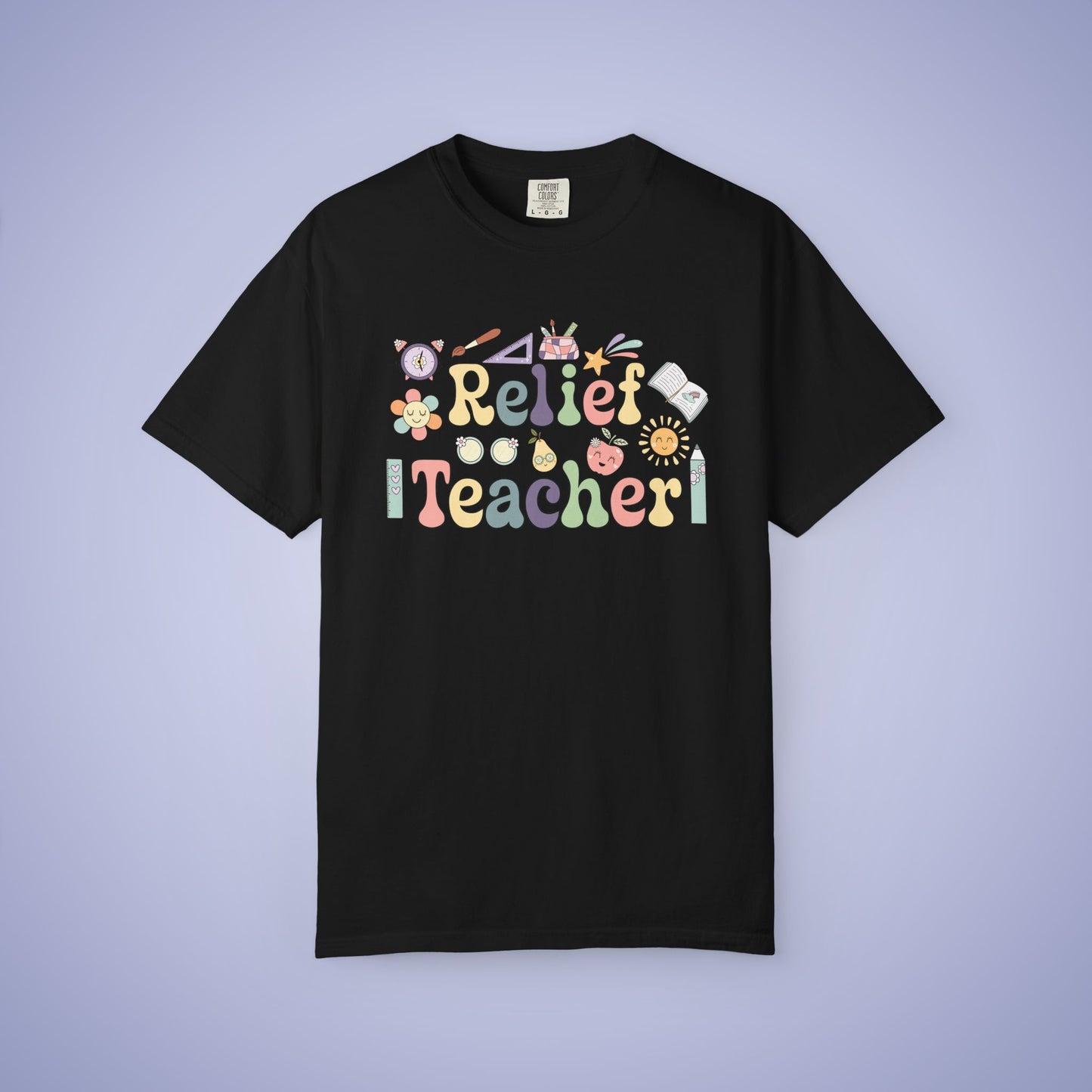 Relief Teacher T Shirt Retro Comfort Colors Unisex Back to School