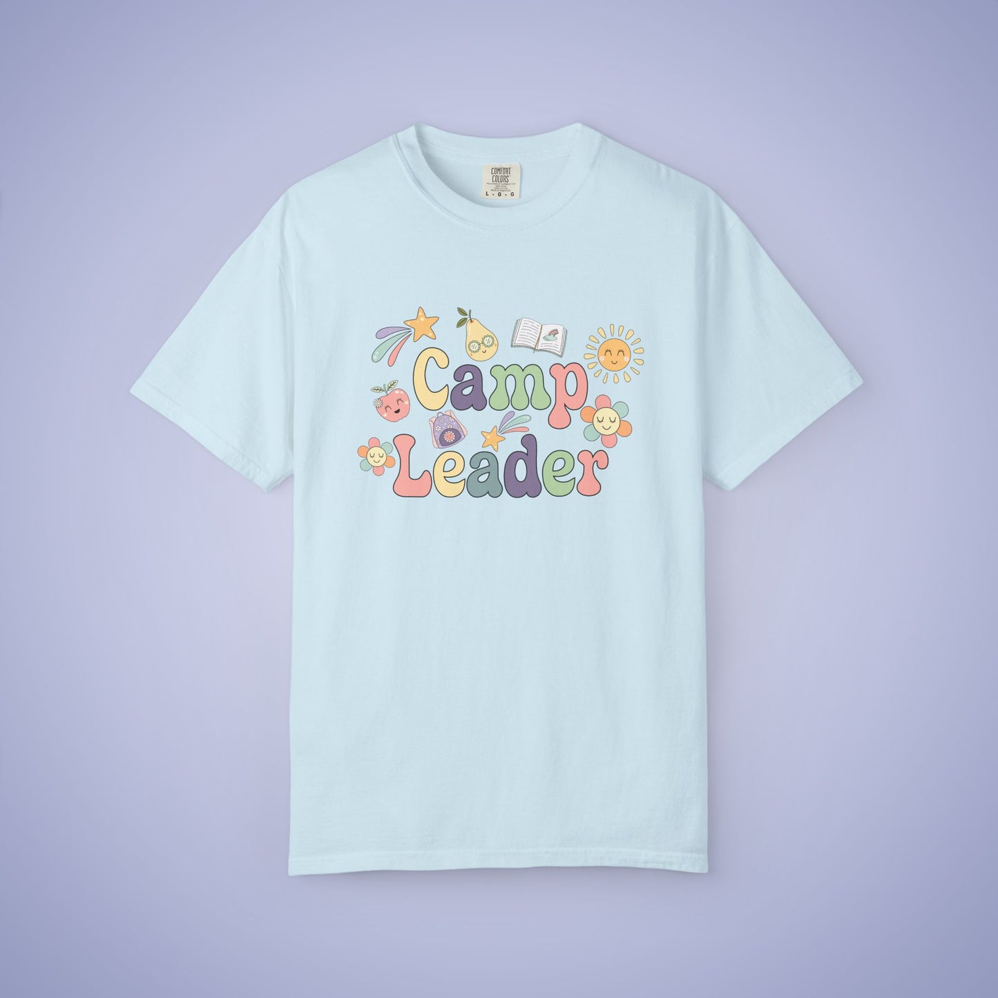 Camp Leader Teacher T Shirt Retro Comfort Colors Unisex Back to School