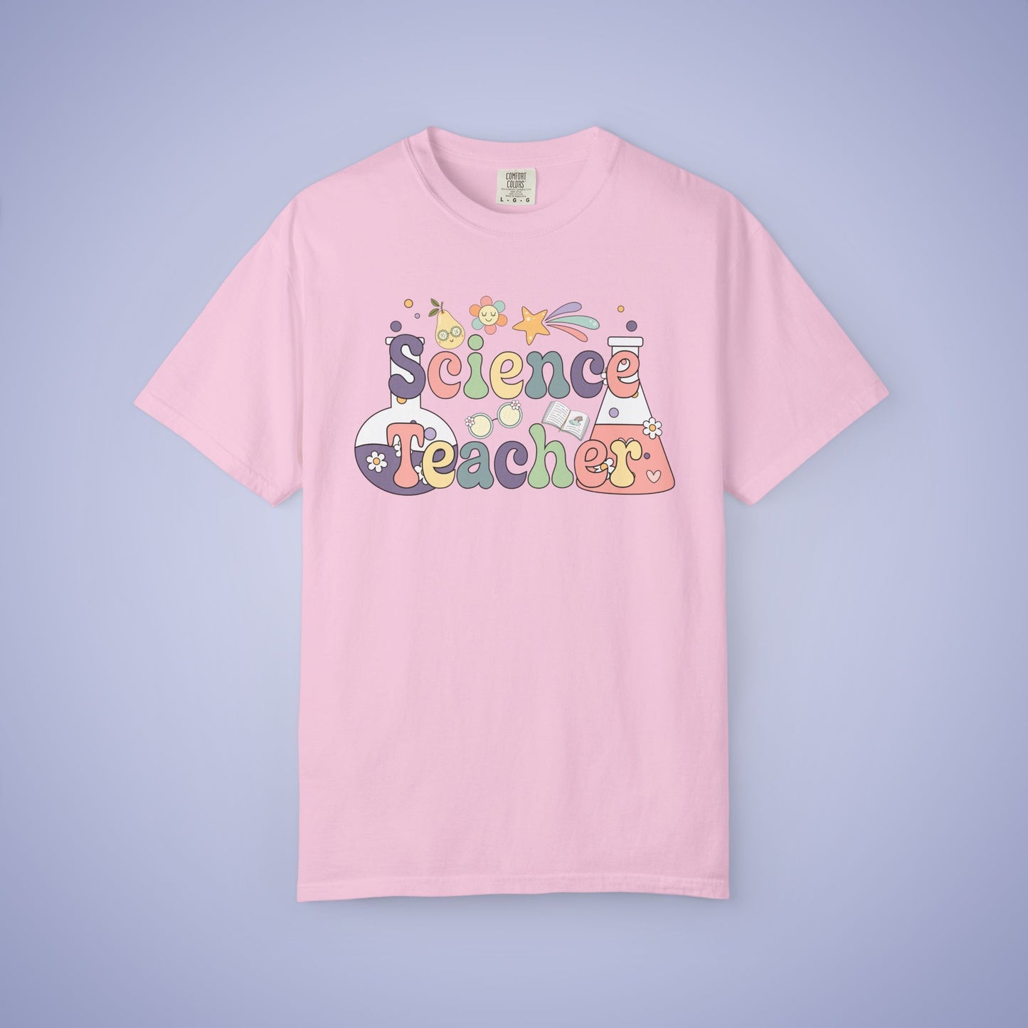Science Teacher T Shirt Retro Comfort Colors Unisex Back to School