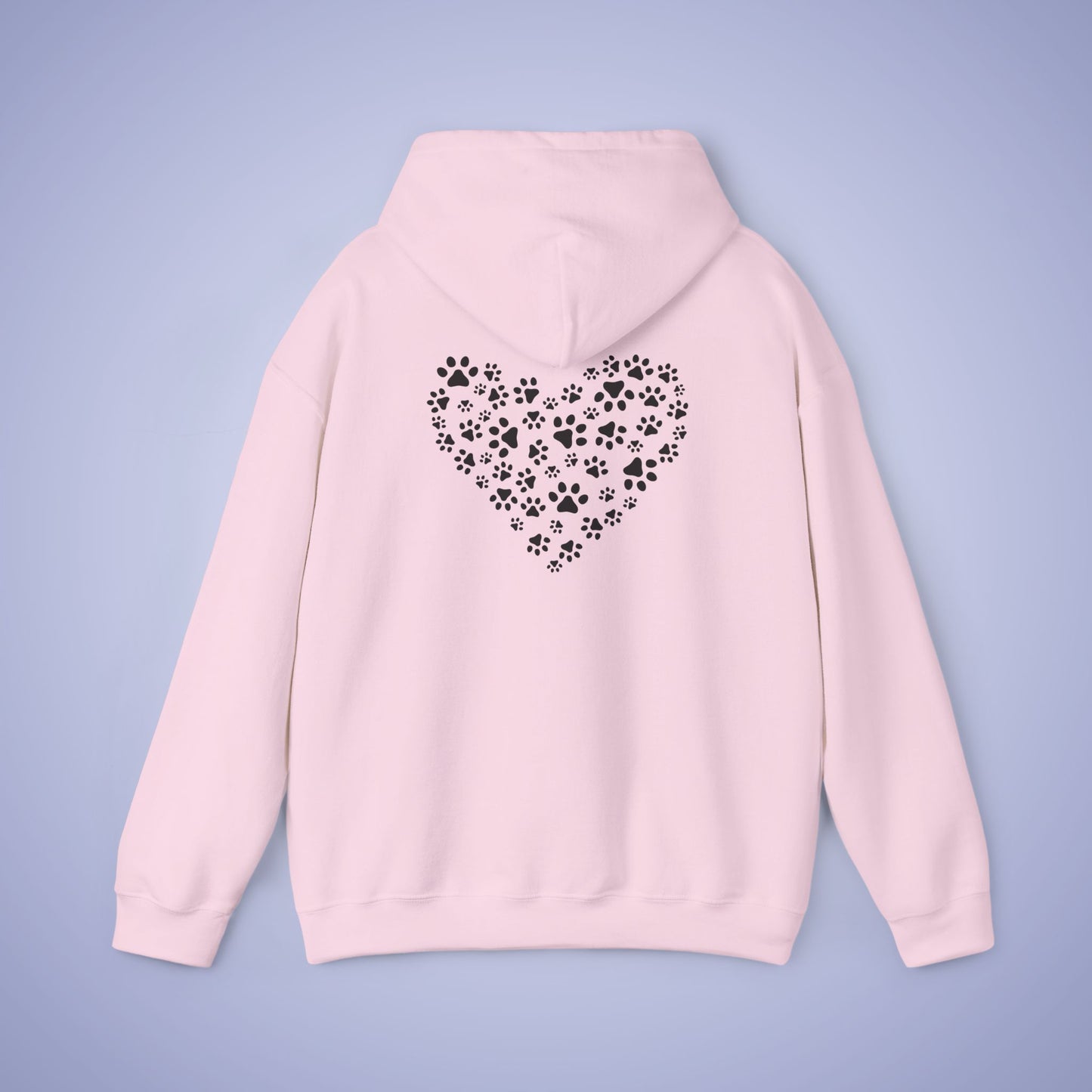 Cat Vet Hooded Sweatshirt Veterinarian Gift Double Sided Paw Prints