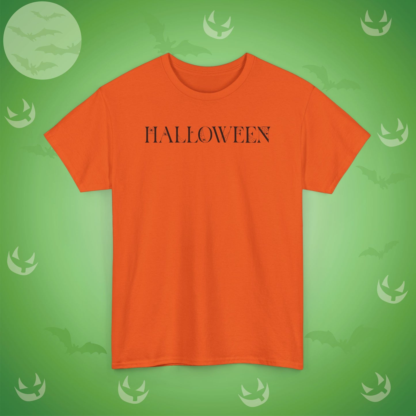 Halloween Spider Word Art Black Unisex T Shirt