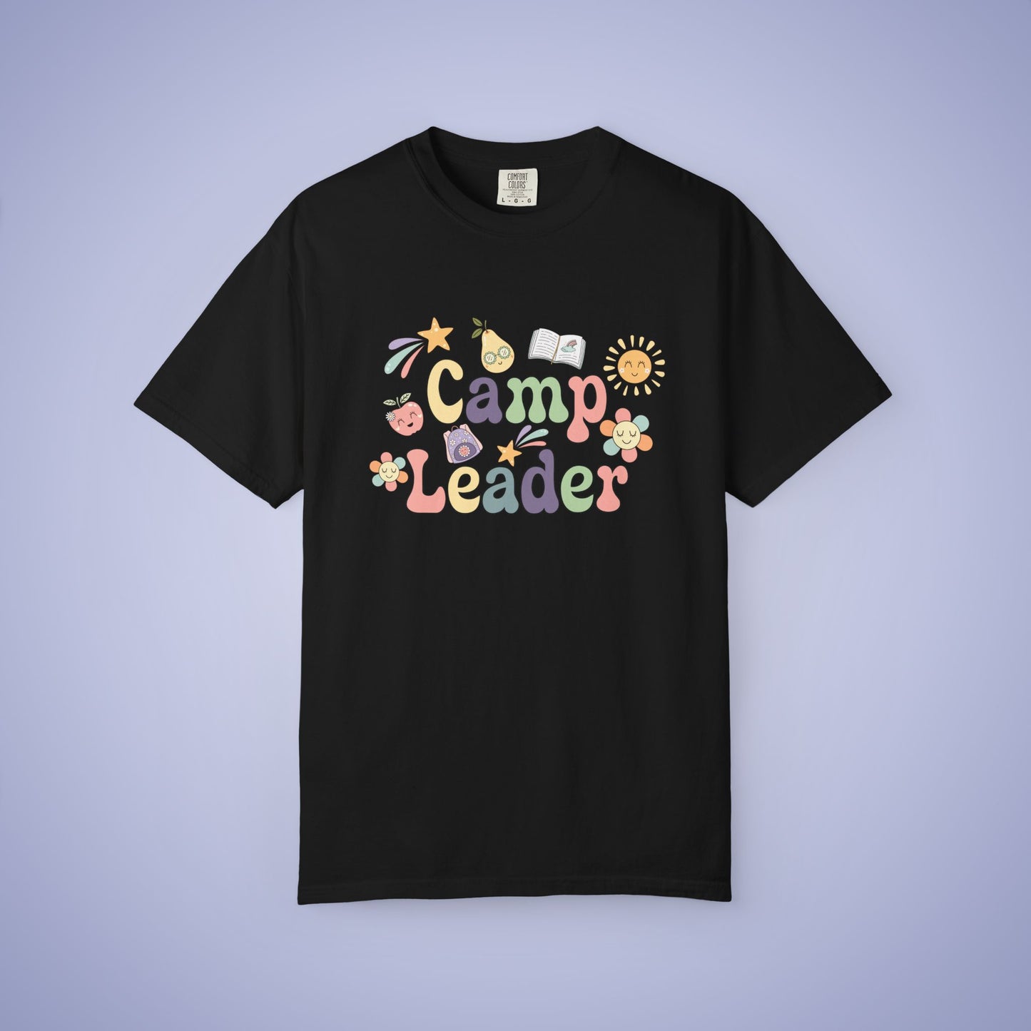 Camp Leader Teacher T Shirt Retro Comfort Colors Unisex Back to School