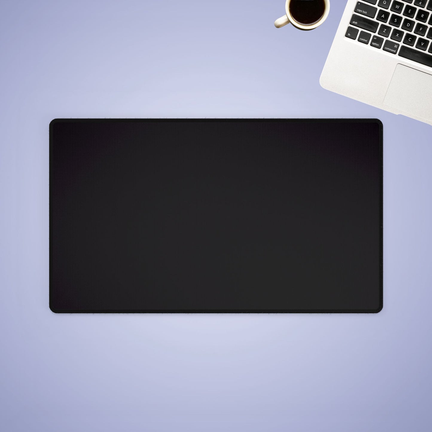 Black Desk Mat Minimalist Office Teacher Decor Gift Medium & Large