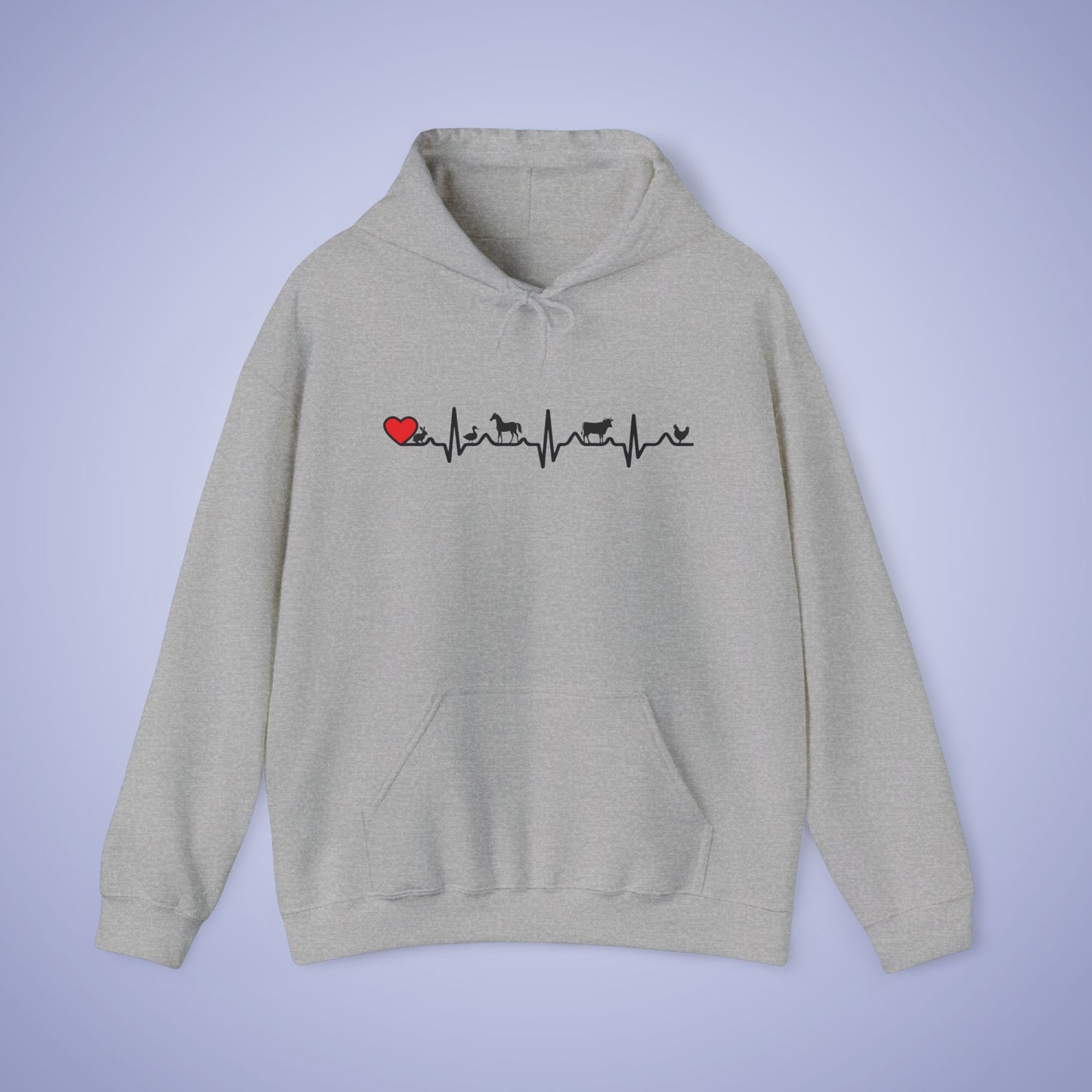 Animal Vet Hooded Sweatshirt Veterinarian Gift Double Sided Paw Prints