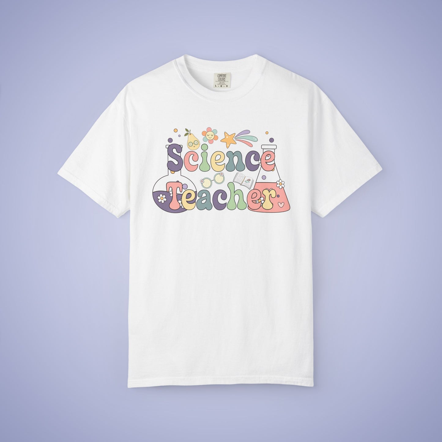 Science Teacher T Shirt Retro Comfort Colors Unisex Back to School