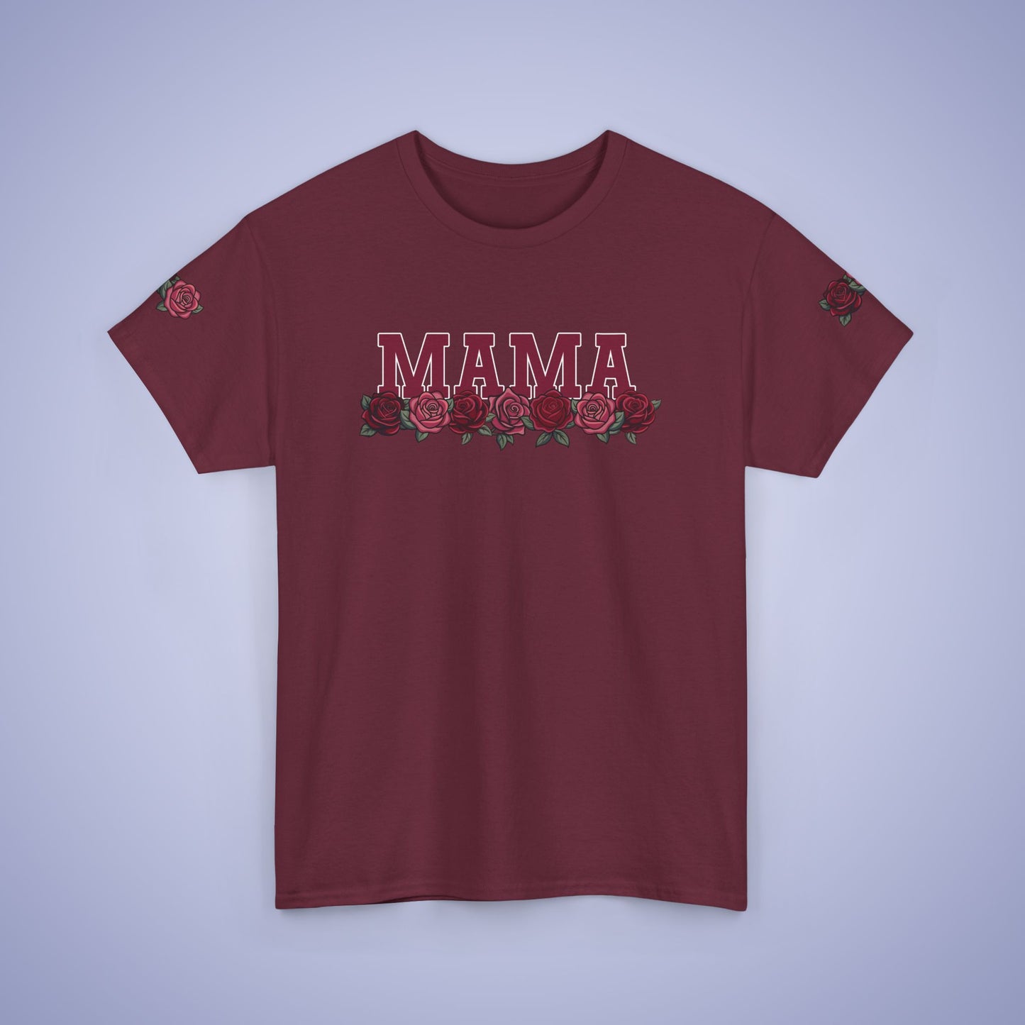 Mama Dark Roses Unisex Heavy T Shirt Personalized Name