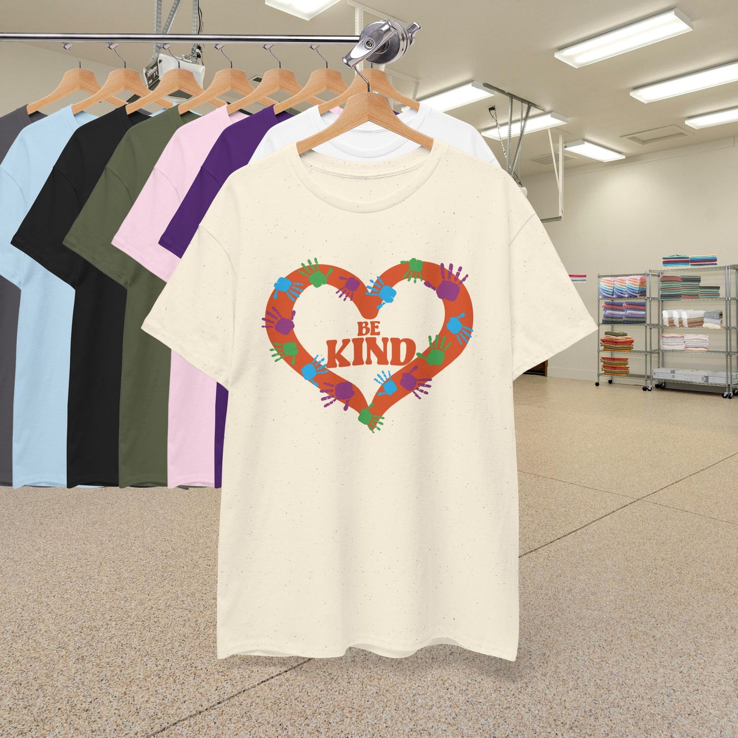 Be Kind Hearts and Hands Unity Day Teachers T Shirt Unisex