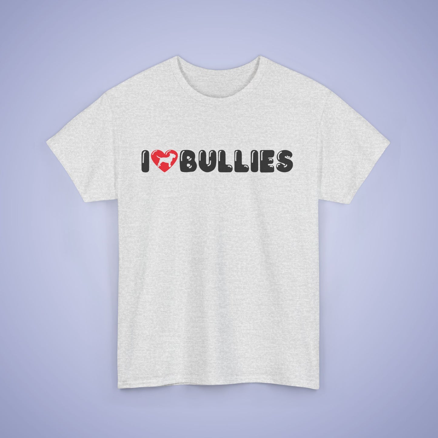 I Heart Bulldogs Unisex T Shirt