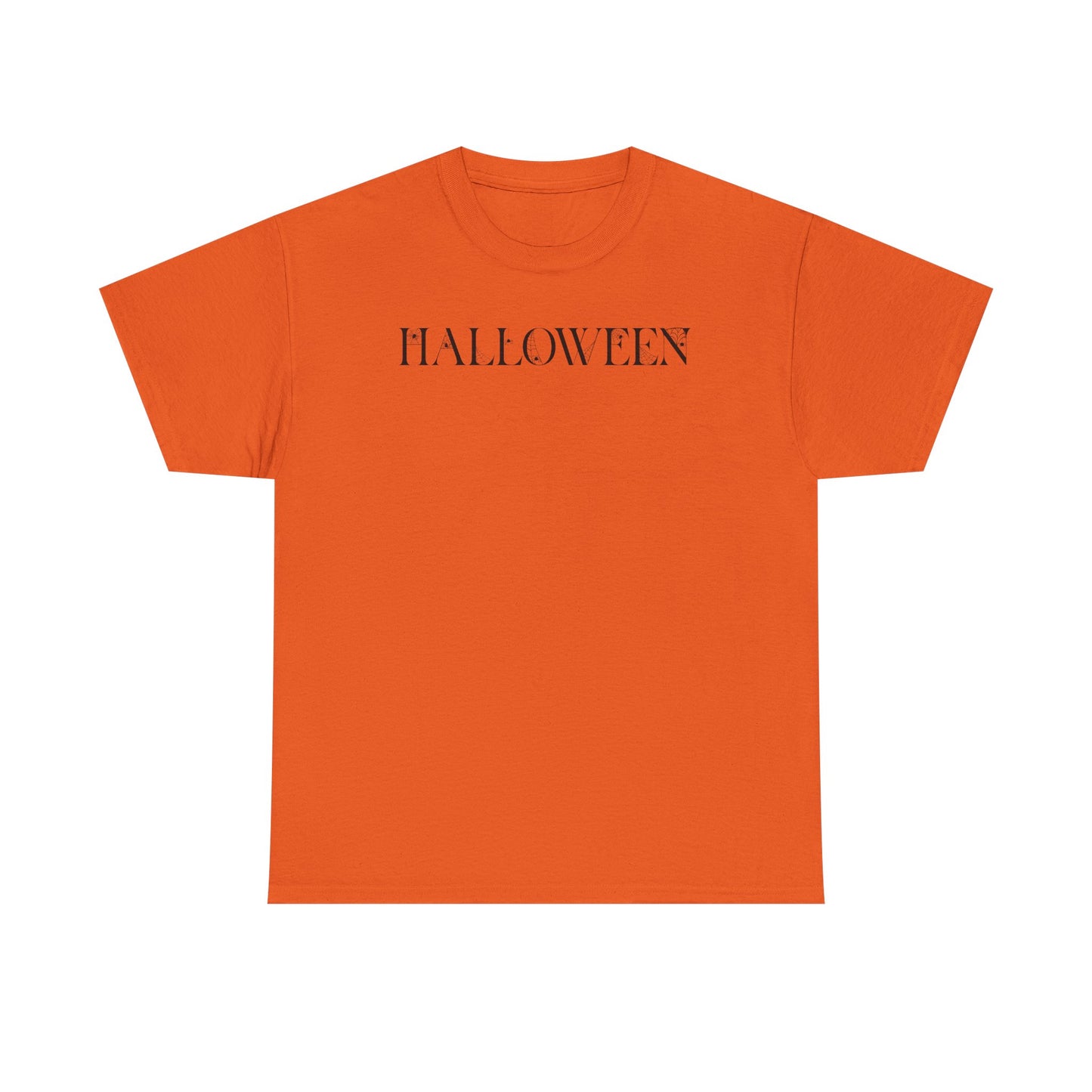 Halloween Spider Word Art Black Unisex T Shirt