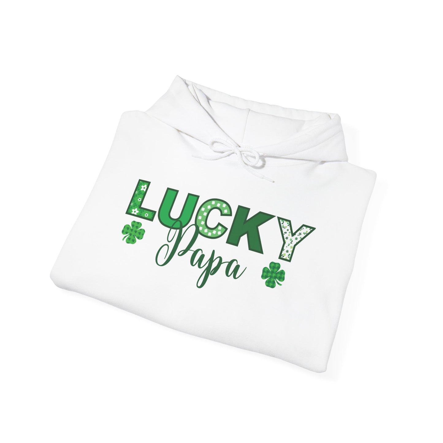 Lucky Papa St Patricks Day Unisex Hoodie Sweatshirt