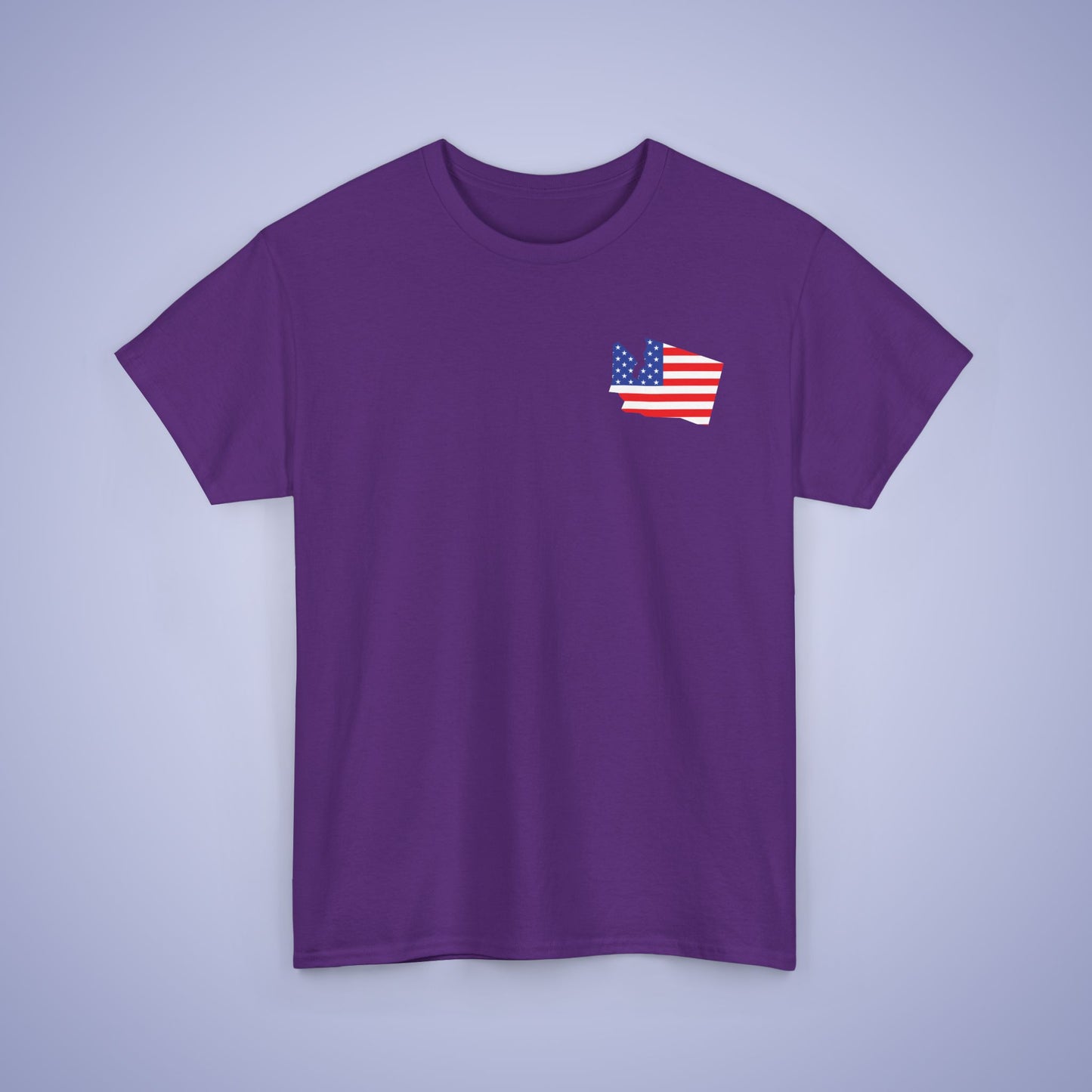 Washington Map Pocket Art Proud American Unisex T Shirt